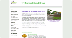 Desktop Screenshot of 1stbramhallscouts.btck.co.uk