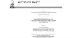 Desktop Screenshot of kintyrecivicsociety.btck.co.uk