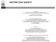 Tablet Screenshot of kintyrecivicsociety.btck.co.uk