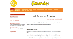Desktop Screenshot of 6thbarnehurstbrownies.btck.co.uk