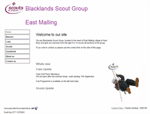 Tablet Screenshot of blacklandsscoutgroup.btck.co.uk