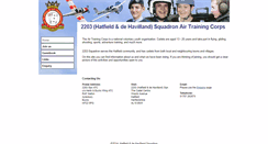 Desktop Screenshot of hatfieldaircadets.btck.co.uk