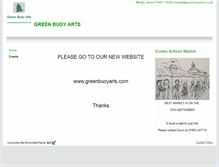 Tablet Screenshot of greenbuoyarts.btck.co.uk