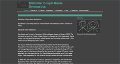 Desktop Screenshot of gymmania.btck.co.uk