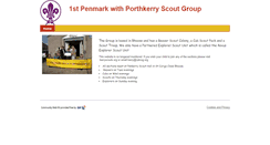 Desktop Screenshot of penmarkscouts.btck.co.uk