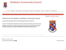 Tablet Screenshot of kirklistoncc.btck.co.uk