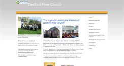 Desktop Screenshot of desfordfreechurch.btck.co.uk