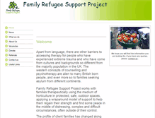 Tablet Screenshot of familyrefugeesupportproject.btck.co.uk