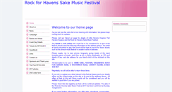 Desktop Screenshot of littlehavenshospicerockforhavenssake.btck.co.uk