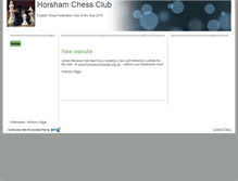 Tablet Screenshot of horshamchessclub.btck.co.uk