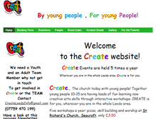 Tablet Screenshot of createleeds.btck.co.uk