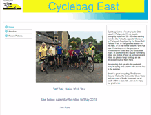 Tablet Screenshot of cyclebageast.btck.co.uk