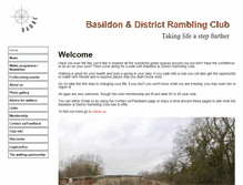 Tablet Screenshot of basildonanddistrictramblingclub.btck.co.uk