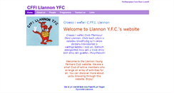 Desktop Screenshot of llannonyfc.btck.co.uk