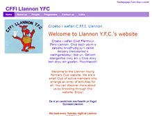 Tablet Screenshot of llannonyfc.btck.co.uk