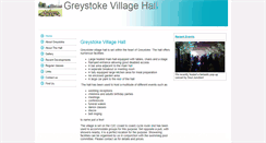 Desktop Screenshot of greystokevillagehall.btck.co.uk