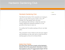 Tablet Screenshot of hardwickgardeningclub.btck.co.uk