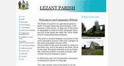 Desktop Screenshot of lezantparish.btck.co.uk