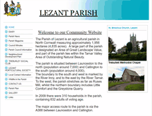 Tablet Screenshot of lezantparish.btck.co.uk