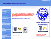 Tablet Screenshot of meonmiltonfc.btck.co.uk