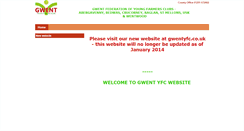 Desktop Screenshot of gwent-yfc.btck.co.uk