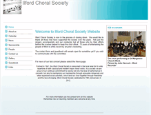 Tablet Screenshot of ilfordchoralsociety.btck.co.uk