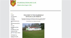Desktop Screenshot of holmesdalebowls.btck.co.uk