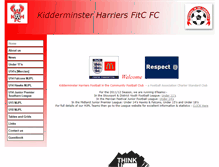 Tablet Screenshot of kidderminsterharriersfitc.btck.co.uk