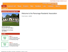 Tablet Screenshot of parsonage-residents.btck.co.uk
