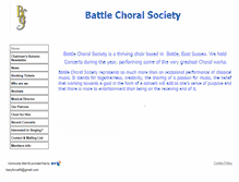 Tablet Screenshot of battlechoral.btck.co.uk