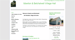 Desktop Screenshot of ibbertonvillagehall.btck.co.uk