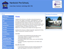 Tablet Screenshot of hardwick-preschool.btck.co.uk
