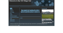 Desktop Screenshot of barhillvillagehall.btck.co.uk