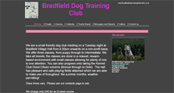 Desktop Screenshot of bradfielddogtrainingclub.btck.co.uk