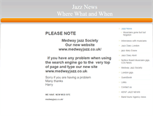 Tablet Screenshot of medwayjazz.btck.co.uk