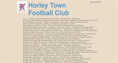 Desktop Screenshot of horleytownfc.btck.co.uk