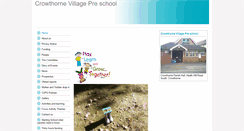 Desktop Screenshot of crowthornevillagepreschool.btck.co.uk