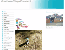 Tablet Screenshot of crowthornevillagepreschool.btck.co.uk