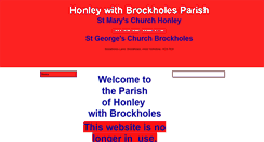 Desktop Screenshot of honleystmary.btck.co.uk