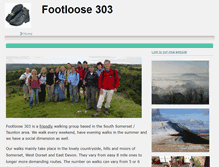 Tablet Screenshot of footloose303.btck.co.uk