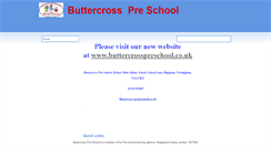 Desktop Screenshot of buttercross-preschool.btck.co.uk