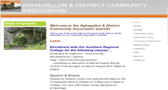 Desktop Screenshot of aghagalloncommunityassociation.btck.co.uk