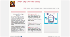 Desktop Screenshot of chilternedgeorchestra.btck.co.uk
