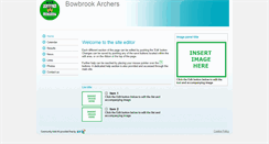 Desktop Screenshot of bowbrook-archers.btck.co.uk
