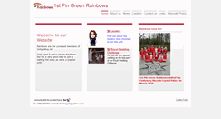 Desktop Screenshot of 1stpingreenrainbows.btck.co.uk