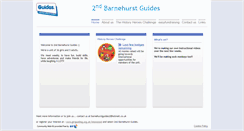 Desktop Screenshot of barnehurstguides2.btck.co.uk