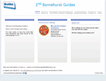 Tablet Screenshot of barnehurstguides2.btck.co.uk
