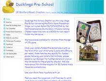 Tablet Screenshot of ducklings.btck.co.uk