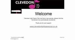 Desktop Screenshot of clevedonlightoperaclub.btck.co.uk