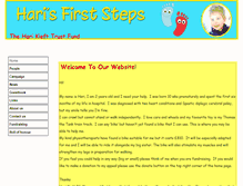 Tablet Screenshot of harisfirststeps.btck.co.uk